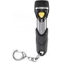 Varta Day Light Key Chain Light - sleutelhanger knipperlicht - aluminium - zwart - ABS synthetisch - aluminium - rubber - LED - 1 lampen - 12 lm