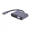 Cablexpert A-USB3C-HDMIVGA-01 USB-grafische adapter grijs