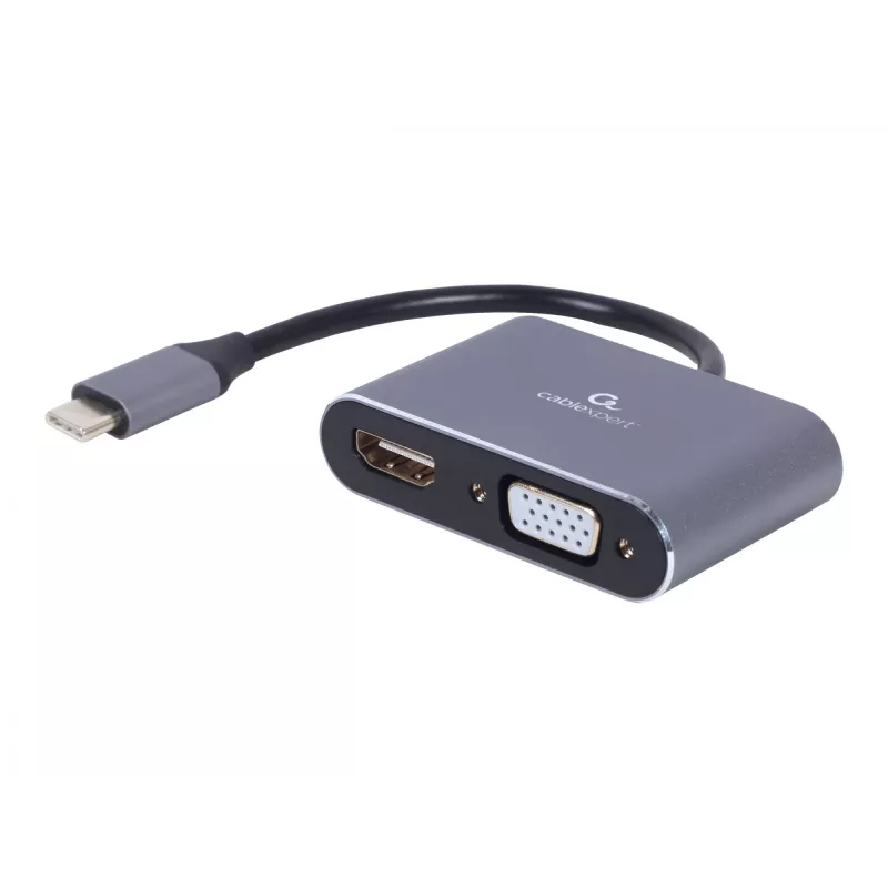 Cablexpert A-USB3C-HDMIVGA-01 USB-grafische adapter grijs