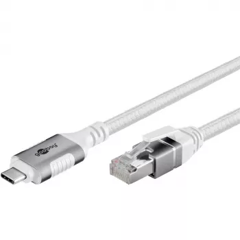 Goobay 74176 – netwerkadapterkabel USB 3.1 Type-C Gigabit Ethernet 2 m – netwerkkaart – 1.000 Mbit/s (74176)