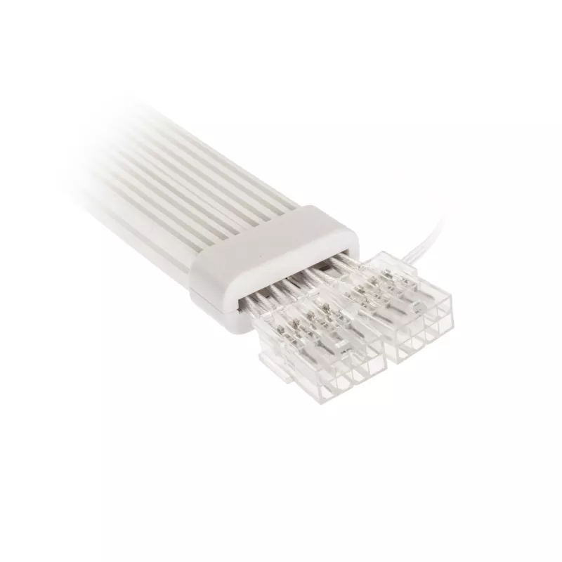 PCI-E 8-Pin verlengkabel Kolink Umbra Radiant ARGB — dual 2× 8-Pin, gesleevede verlenging voor GPU-voeding