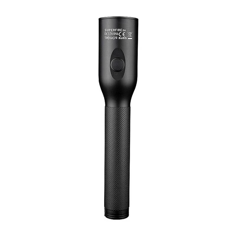 Zaklamp Superfire D6 oplaadbaar 1000 lumen waterdicht