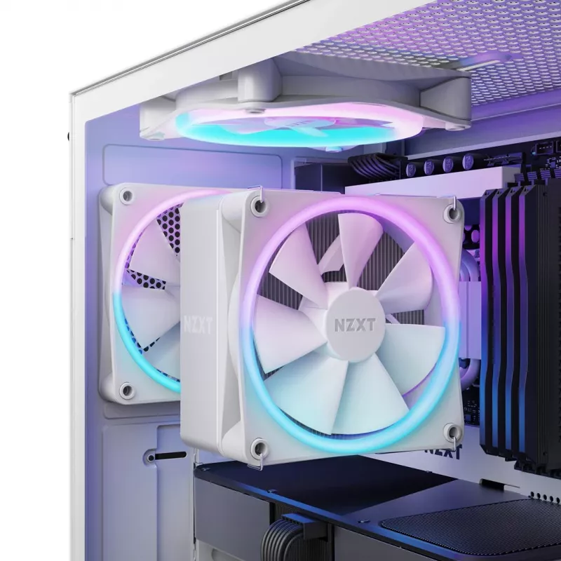 NZXT T120 RGB processorkoeler lucht 12 cm wit 1 stuk