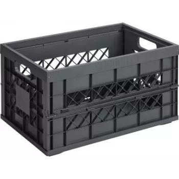 Opbergbox Sigma home 57700636 vierkant antraciet 45L 530x354mm