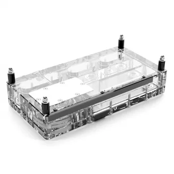 Reservoir Alphacool Core Distro Plate transparant acryl 125x240x68,8mm