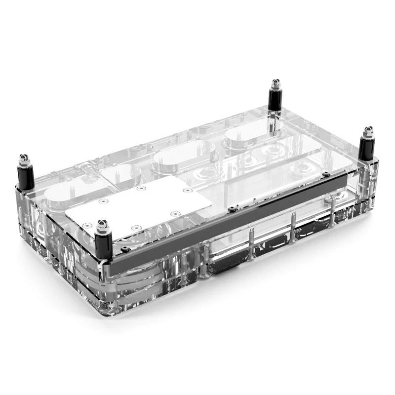 Reservoir Alphacool Core Distro Plate transparant acryl 125x240x68,8mm