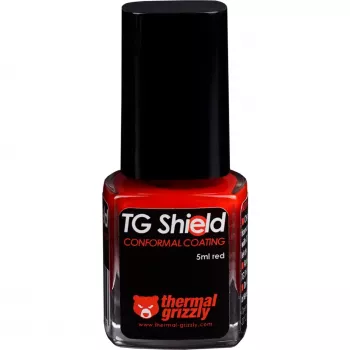 Warmtegeleidingspasta Thermal Grizzly TG-ASH-050-RT, warmtegeleidingspasta 5 ml, verkrijgbaar in zwart/rood/transparant