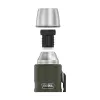 Thermosfles THERMOS TH-170028 470 ml, vacuümgeïsoleerd RVS, olijfgroen, 24 u warm/koud