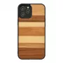 Man and Wood telefoonhoesje voor iPhone 12 / 12 Pro — zwart zand