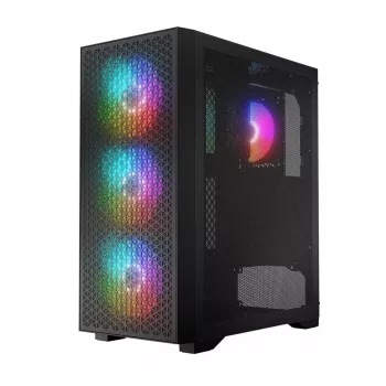 Logic DART PRO ARGB MIDI USB-C pc-behuizing zwart