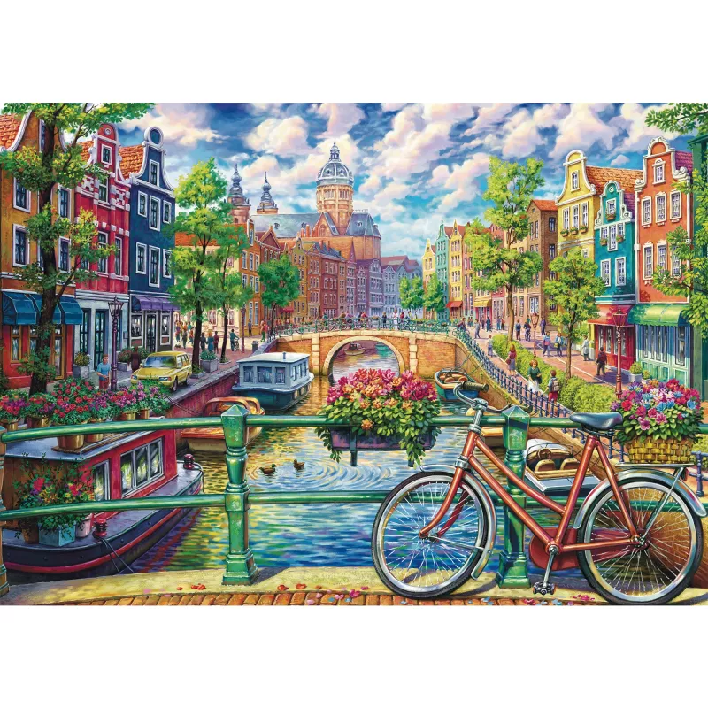 Puzzel Schmidt Spiele Amsterdam Canal Magic 1000 stukjes