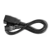 Stroomkabel Qoltec 53991 zwart 1,2 m C20 C13 koppeling