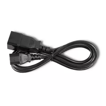 Stroomkabel Qoltec 53991 zwart 1,2 m C20 C13 koppeling