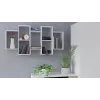 Zwevend plank Top e Shop BILBAO 7.0 BI – wandgemonteerde spaanplaat, wit