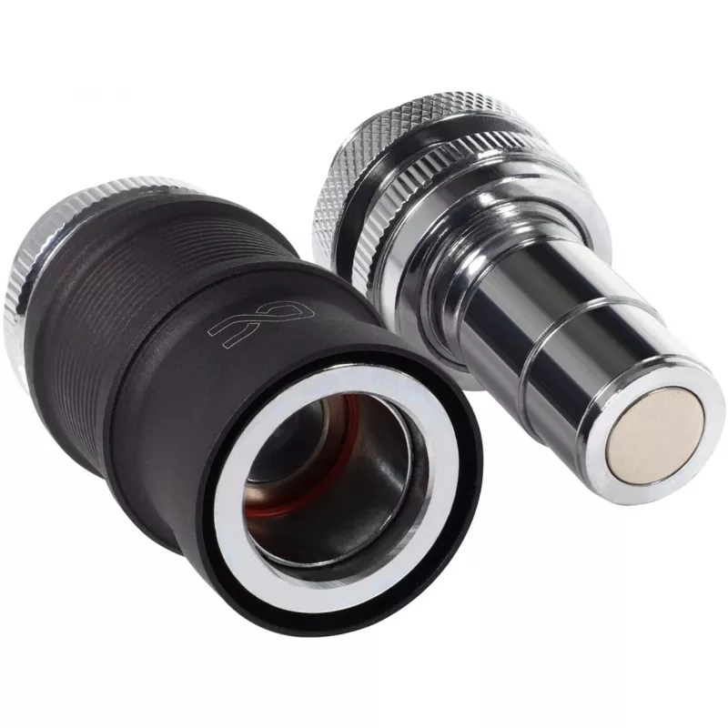 Alphacool Quick Disconnect set BLH1A IG-IG met Schott-aansluiting – snelkoppelingspaar voor G½/G1/4-aansluitingen