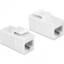 Keystone-module DeLOCK 86379 haaks wit RJ-45