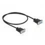 Seriële kabel DeLOCK 86614 zwart 0,5m RS-232
