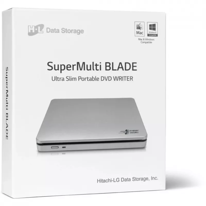 GP70NS50 SLIM, externe DVD-brander (zilver, extern, USB 2.0, 5,25)