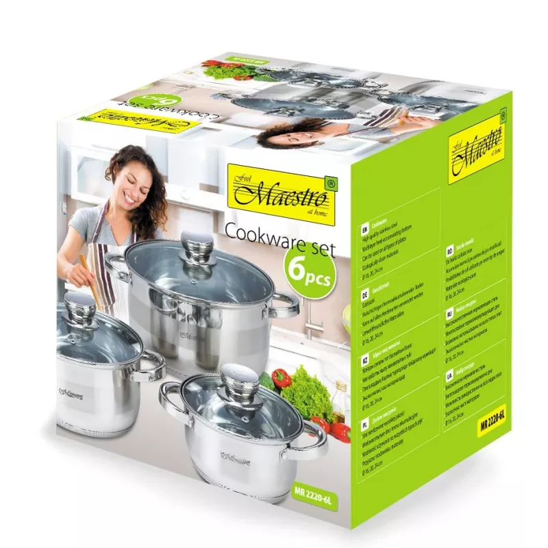 Maestro MR-2220-6L A pannenset met 6 delen