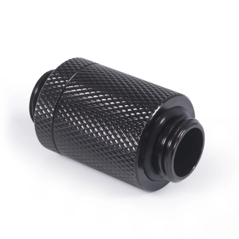 Alphacool ES D-Plug 25,5 mm G1/4 AG naar G1/4 AG - Deep zwart (17580)