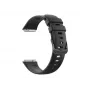 Siliconen band FIXED voor Huawei Band 8/9/10 – zwart, vervangbare huidvriendelijke band