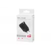 LCD-wandlader USB-stopcontact + USB-Cx2 PD 65W GAN zwart wattmeter