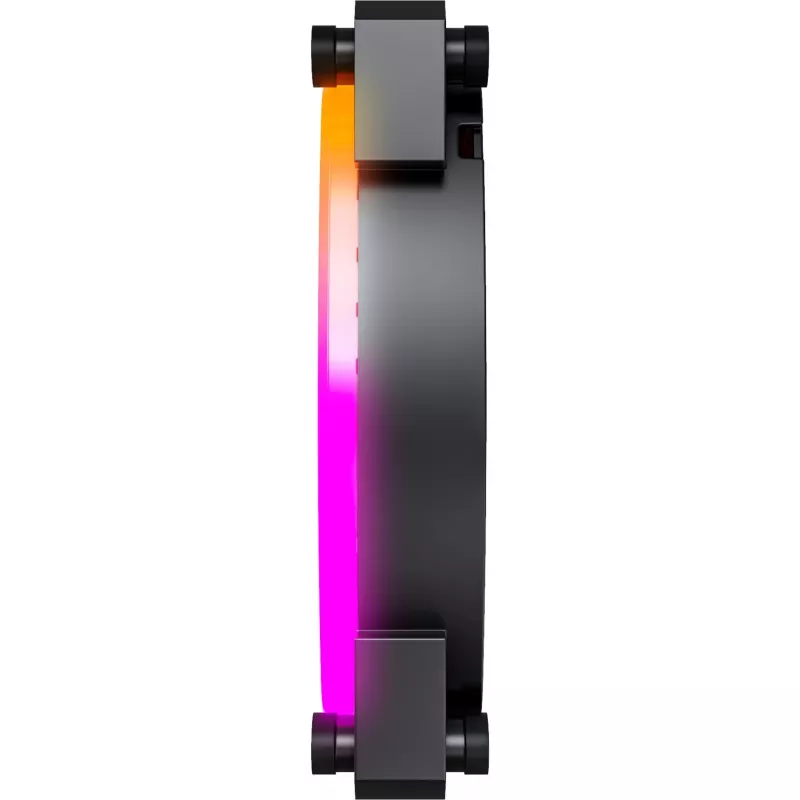 MONTECH RX140 PWM 140mm ARGB Reverse-Blade behuizingsventilator - zwart