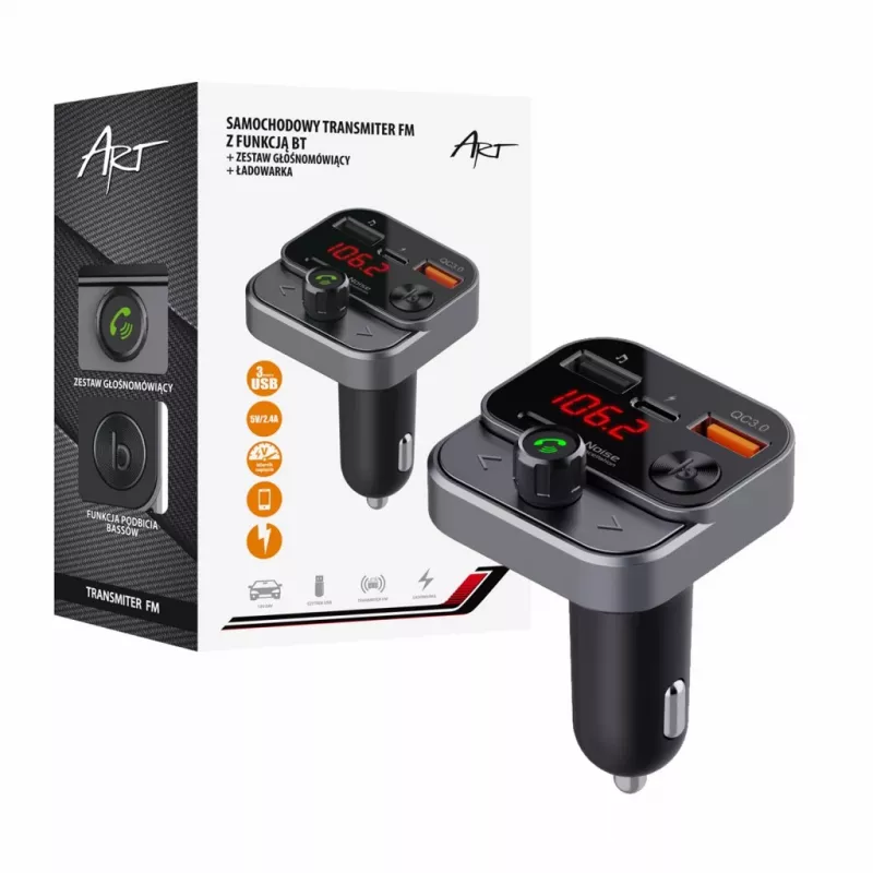 Art MP3TR FM-84B zwart