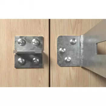 Schroef FISCHER 670332 — houtschroef van metaal 40 mm, Ø 4,5 mm, schroefdraadlengte 35 mm, 200 stuks