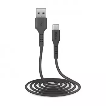 SBS TECABLEMICRO2K 2 m USB A Micro-USB B male male zwart USB-kabel (TEKabelMICRO2K)