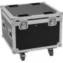 Flightcase Roadinger 4x TMH-S90/H90/B90 — robuust ontwerp voor 4 apparaten