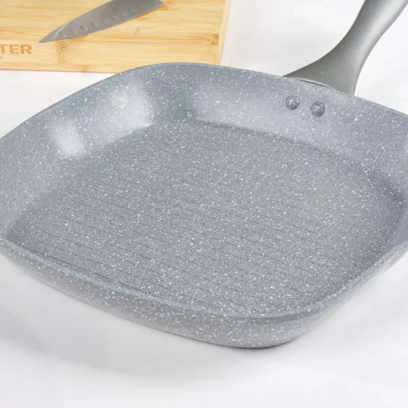 Grillpan Salter 28 cm antiaanbaklaag met marmerlaag