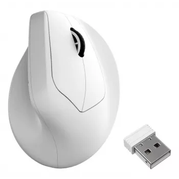 Keychron M5 8K wit (M5-A24) mechanische muis bekabeld/draadloos, compact ontwerp
