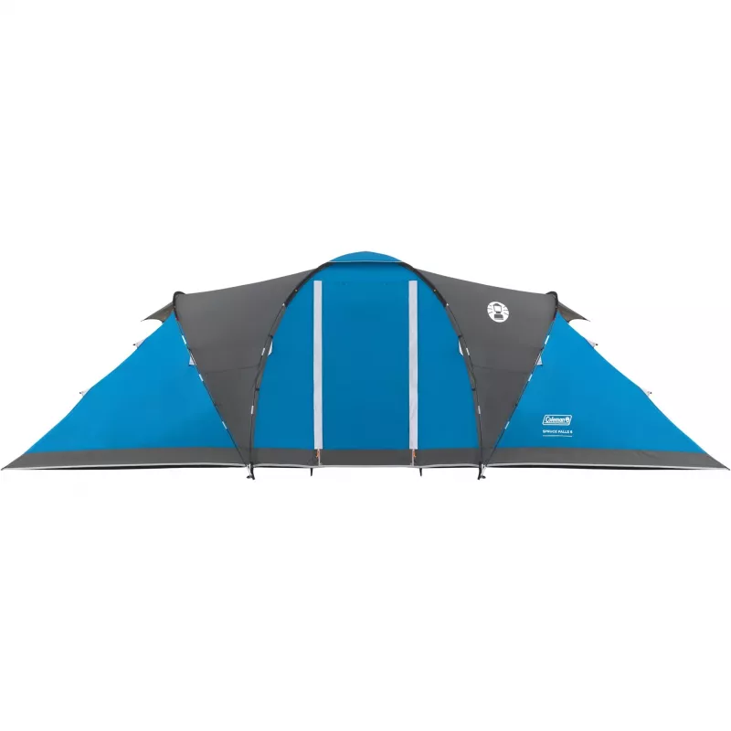 Tent COLEMAN Spruce Falls 6 (2025) — tunneltent, 6-persoons, blauw/grijs