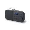 Muse M-109DB draagbare radio, DAB+/FM PLL, lcd-scherm, wekker, batterij-/netvoeding, zwart