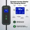 Qoltec Mobiele EV-autolader Verstelbaar 2in1 Type2 | 7kW | 230V | CEE 3 PIN | Wi-Fi | LCD | Draagbaar | Wallbox | 5m