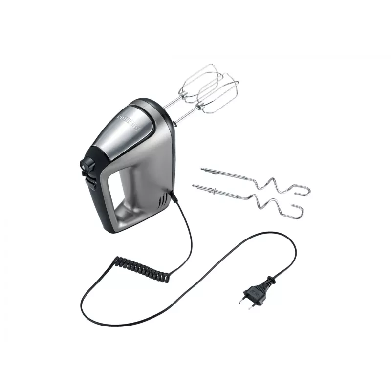 SEVERIN HM 3832 - handmixer - 400 W - grijs metallic/zwart/roestvrijstaal