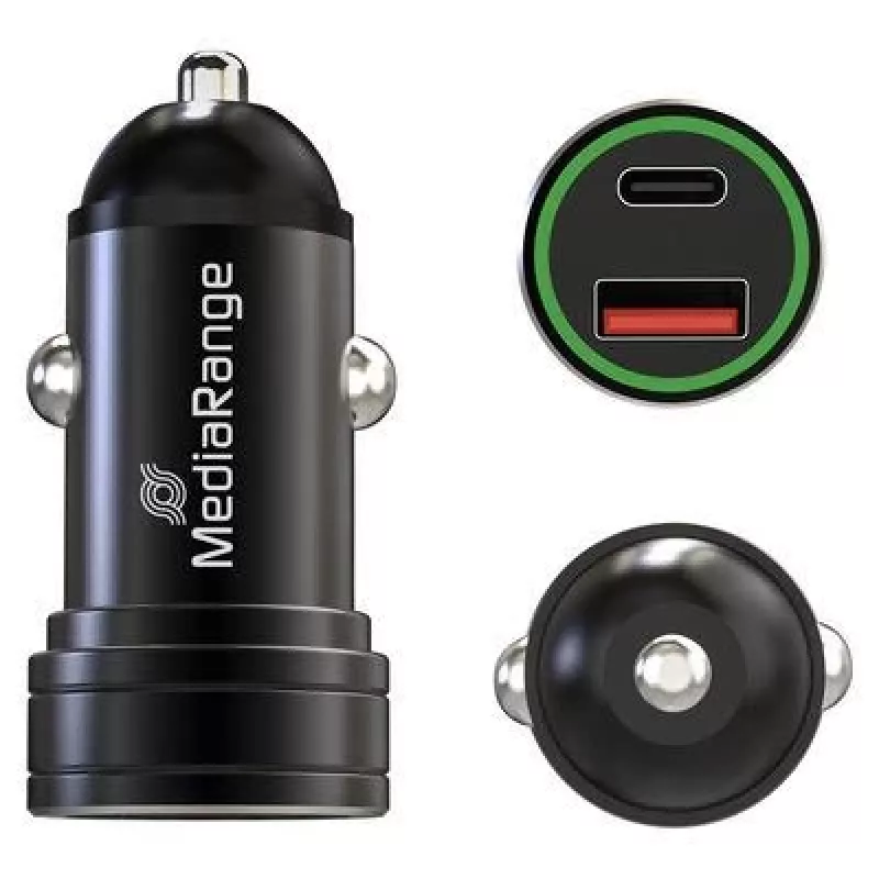 Oplader voor mobiele apparaten MediaRange MRMA120 snelladen zwart