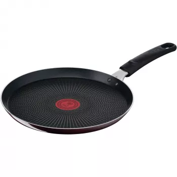 Crêpepan Tefal Resist Intense D52210 rond 25 cm zwart rood