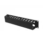 Rack-monteerbare 19 inch 2U kabelorganizer LANBERG AK-1705-B, zwart