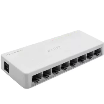 Qoltec netwerk-switch 8x RJ45-poort 1000Mbps LAN