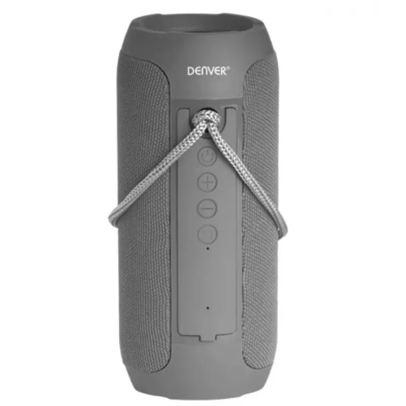 Denver BTS-110NR draagbare Bluetooth-speaker, grijs