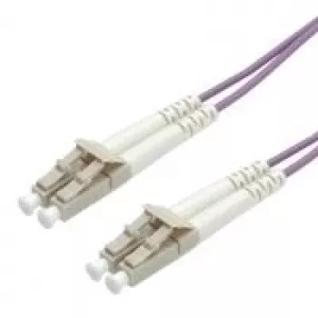 Glasvezel-patchkabel Value 50/125 µm LC/LC OM4 violet 20 m