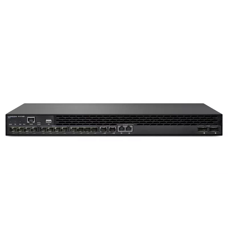 LANCOM XS-5116QF managed L2/L3 10G Ethernet (100/1000/10000) 1U zwart