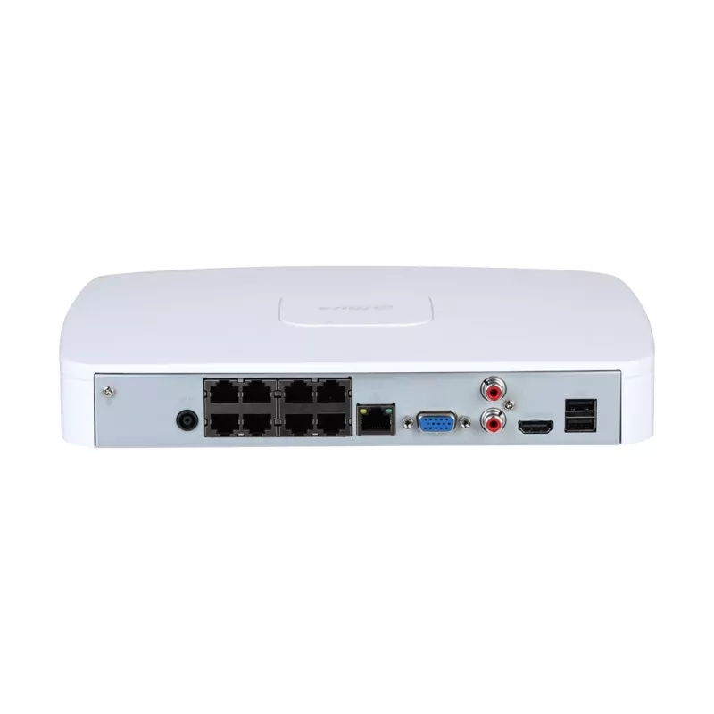 Dahua Technology WizSense NVR4108-8P-EI netwerk-videorecorder 1U wit