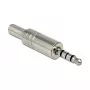 Kabelstekker DeLOCK 65546 3,5 mm zilver