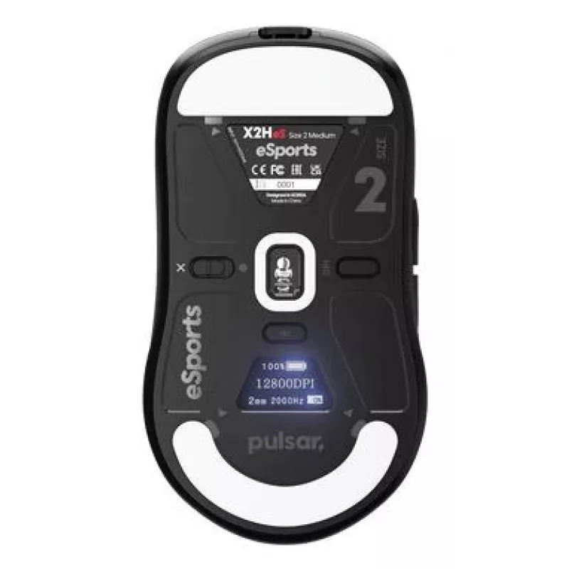 Muis USB optisch draadloos X2H V3/MEDIUM zwart PX2H3ES21 Pulsar
