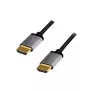 HDMI-kabel 4K/60Hz, ALU, zwart, 5m
