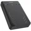 HDD/SSD-behuizing Unitek Y-3035 — 2,5/3,5 inch SATA, USB 3.2 Gen 1 (USB Type-B), 6 Gbit/s, zwart, AC-adapter