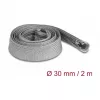 Gevlochten slang DeLOCK 20831 2m x 30mm grijs